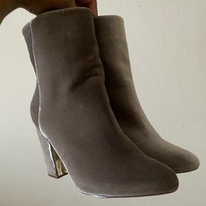 Nude ankle boots